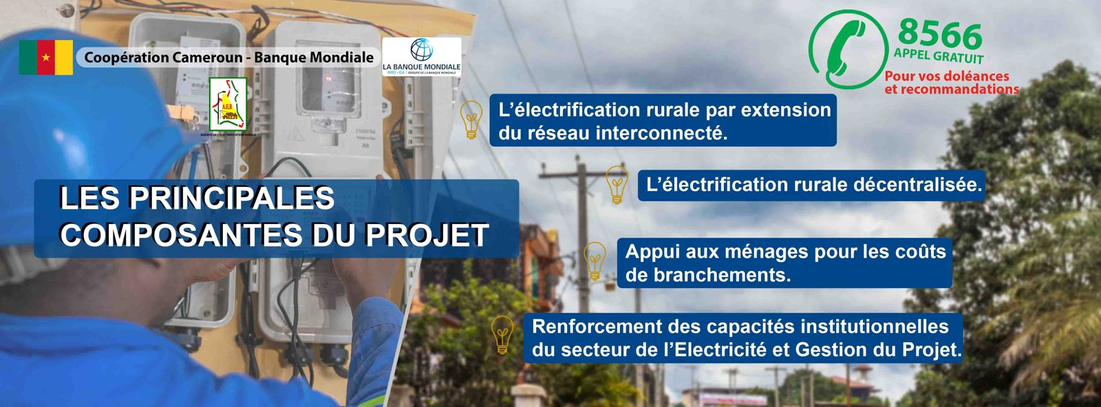 Bannière Facebook — composantes du projet