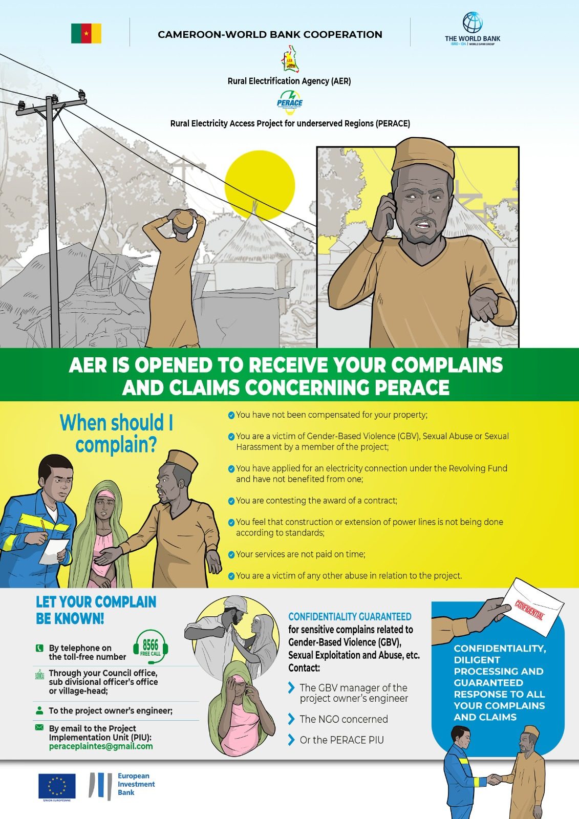 Affiche — mécanisme de gestion des plaintes (EN)