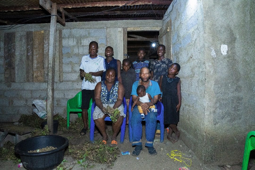 Famille bénéficiaire du raccordement